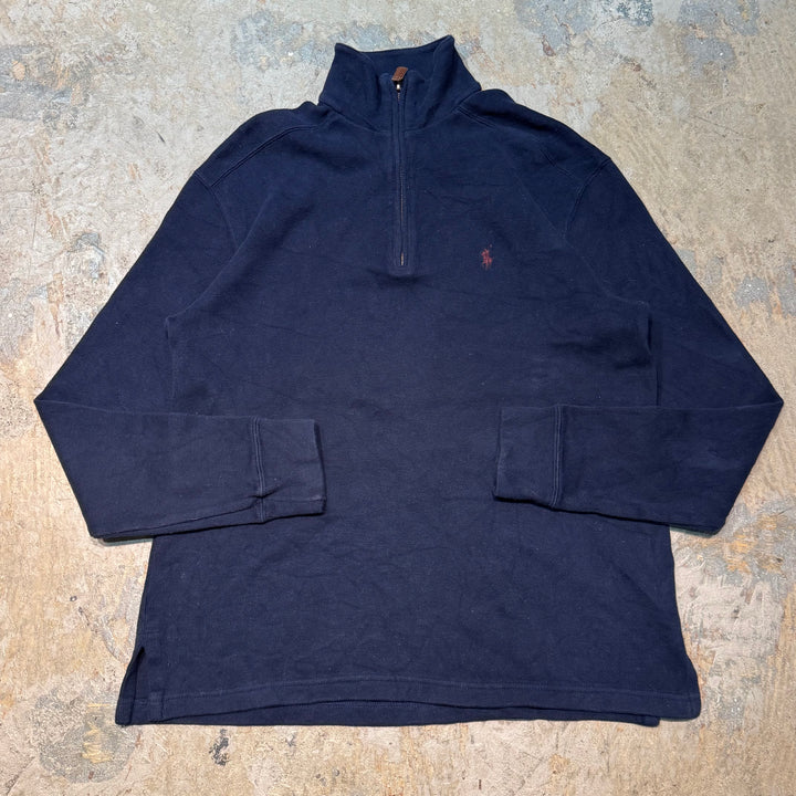 古着 POLO by Ralph Lauren/ ポロ バイ ラルフローレン/ ハーフジップニットセーター/ サイズS