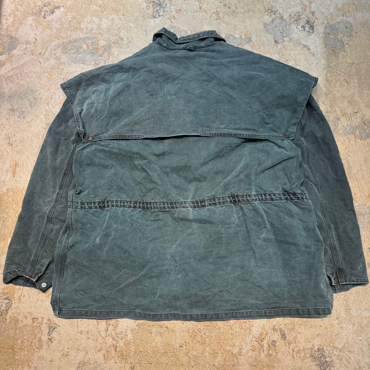 古着 90's Carhartt/ カーハート/ ダック地コート/ハーフコート丈/サイズ2XL
