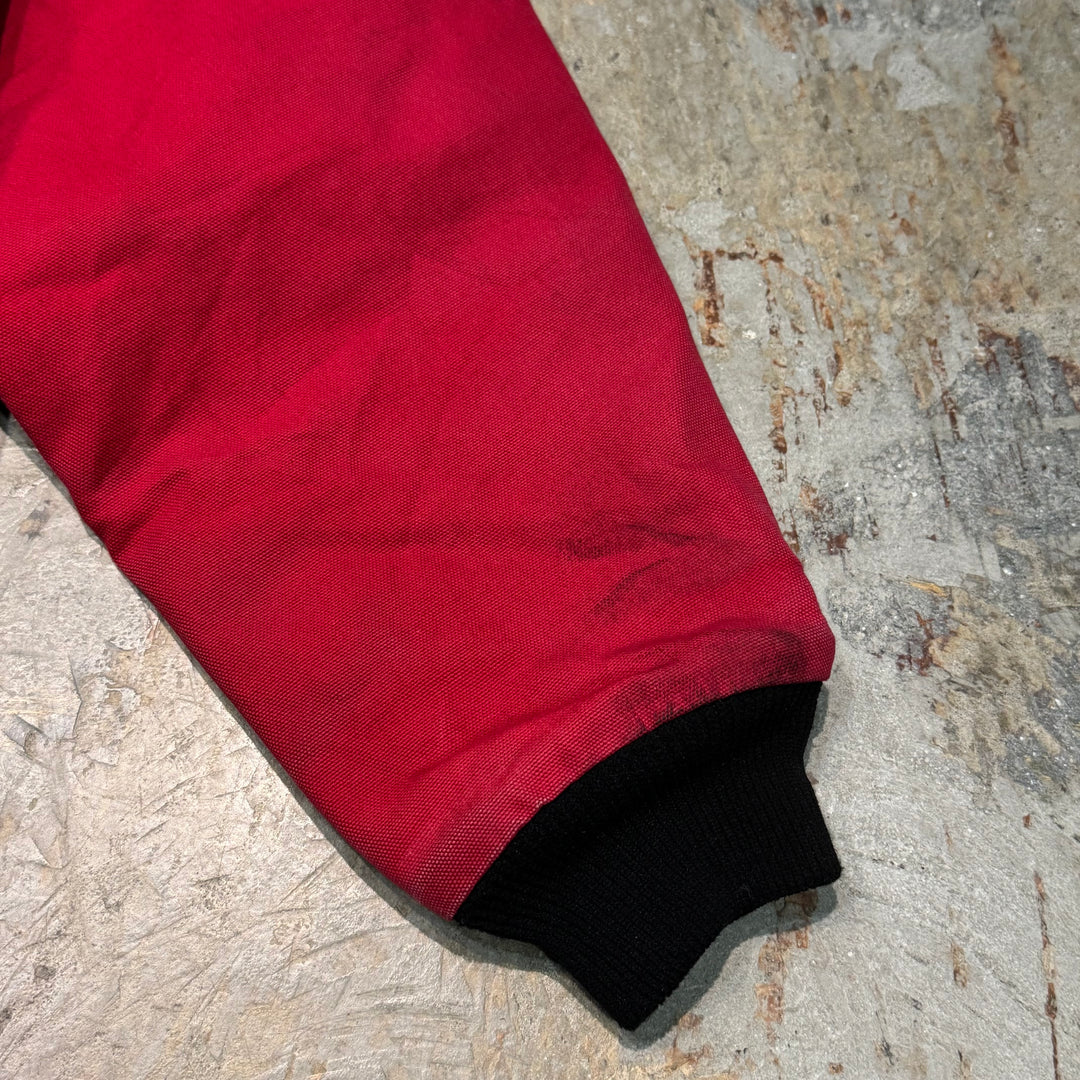 旧衣服Carhartt/汽车心/圣达菲夹克/鸭面料/衬里绗缝/企业标志/衣领灯芯绒/尺寸XL