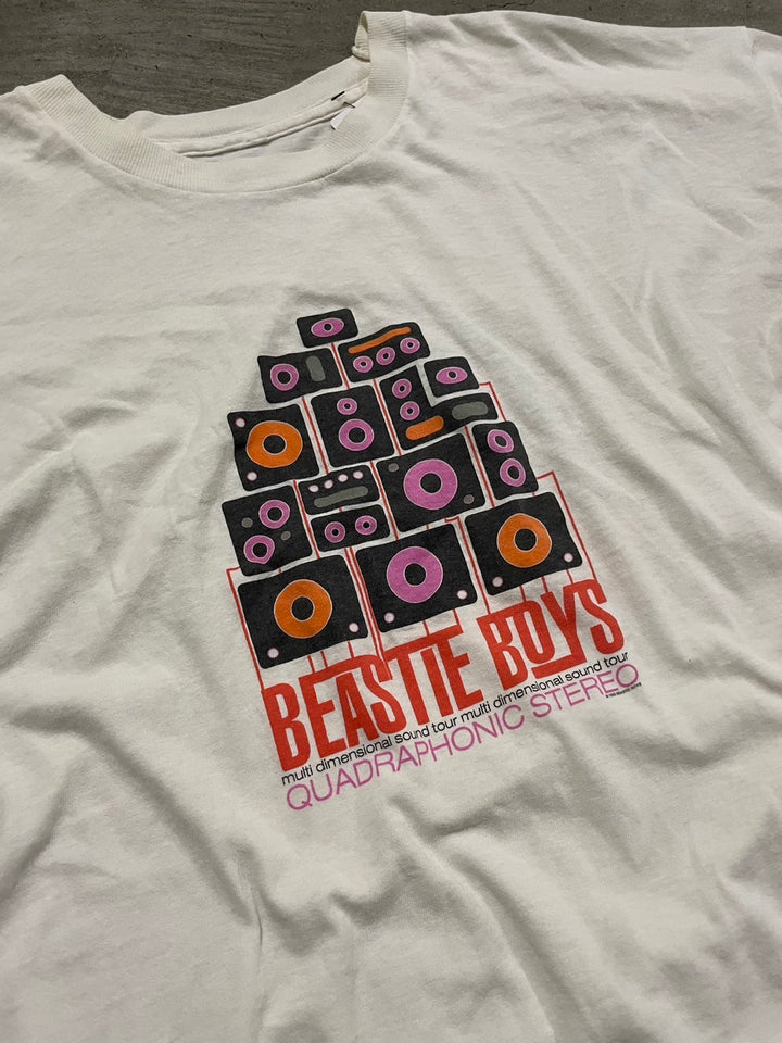 #MA79  古着 95's BEASTIE BOYS "QUADRAPHONIC STEREO TOUR"/ヴィンテージ シングルステッチ/Tシャツ/サイズL