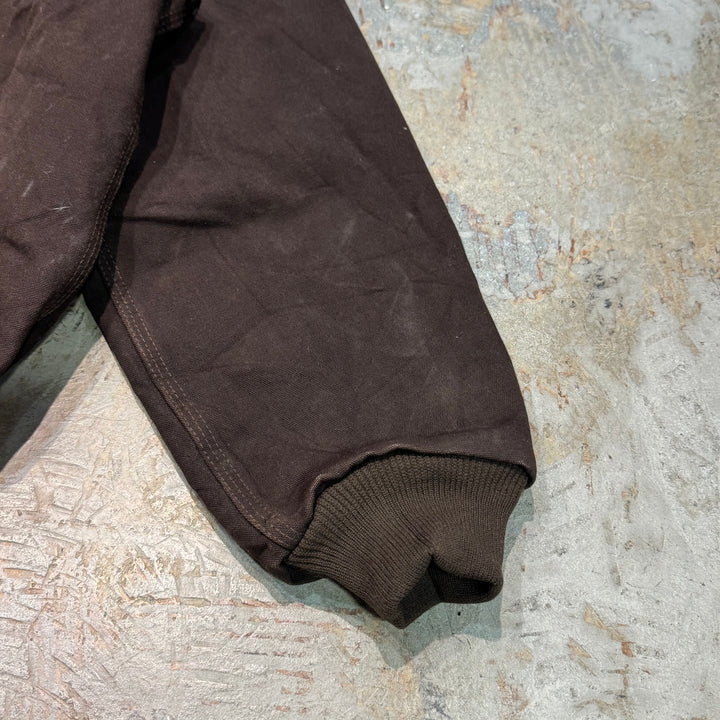 旧衣服Carhartt/汽车心/活动夹克/鸭面料/企业标志/内衬热/尺寸L