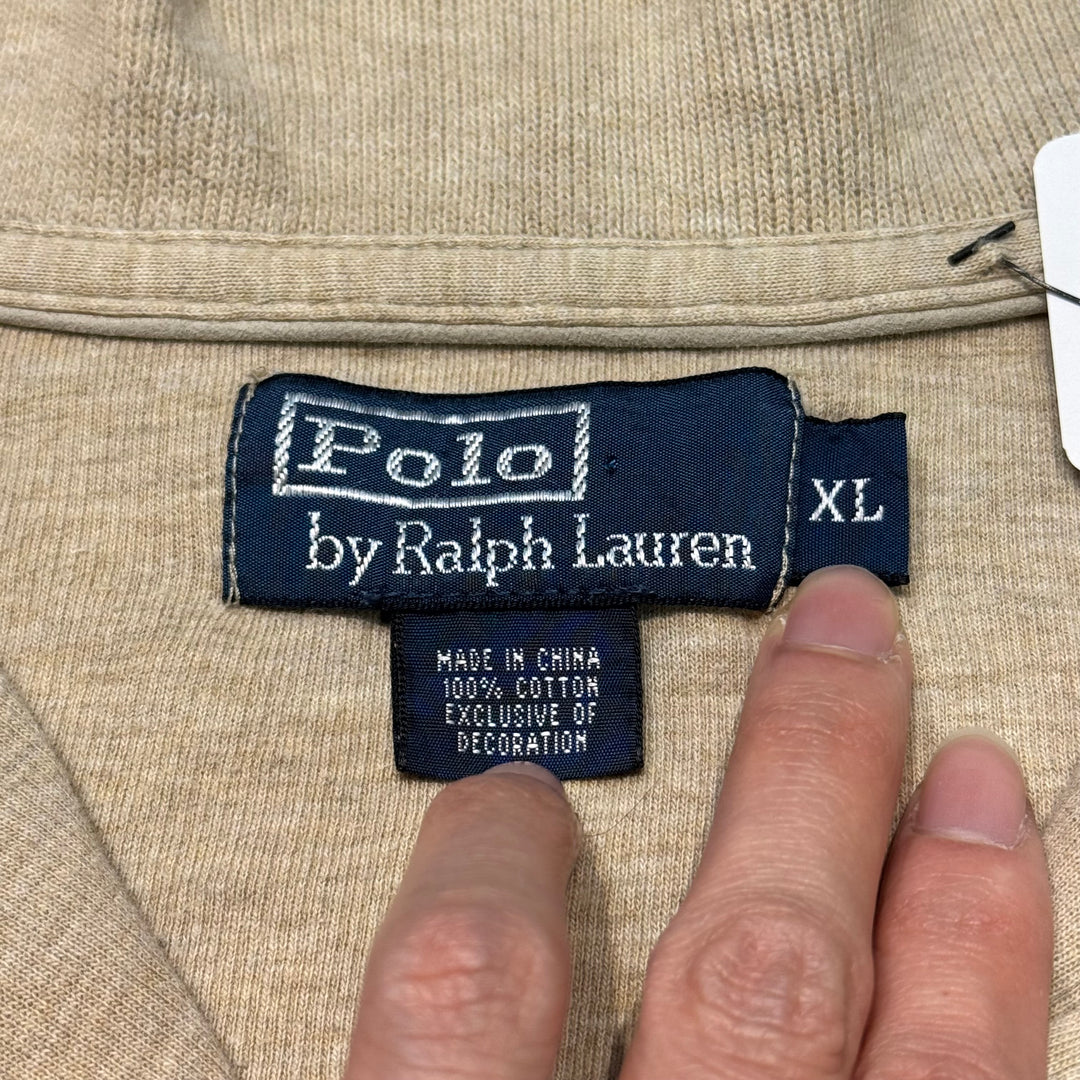 古着 90's~ POLO by Ralph Lauren/ ポロ バイ ラルフローレン/ ハーフジップニットセーター/ サイズXL