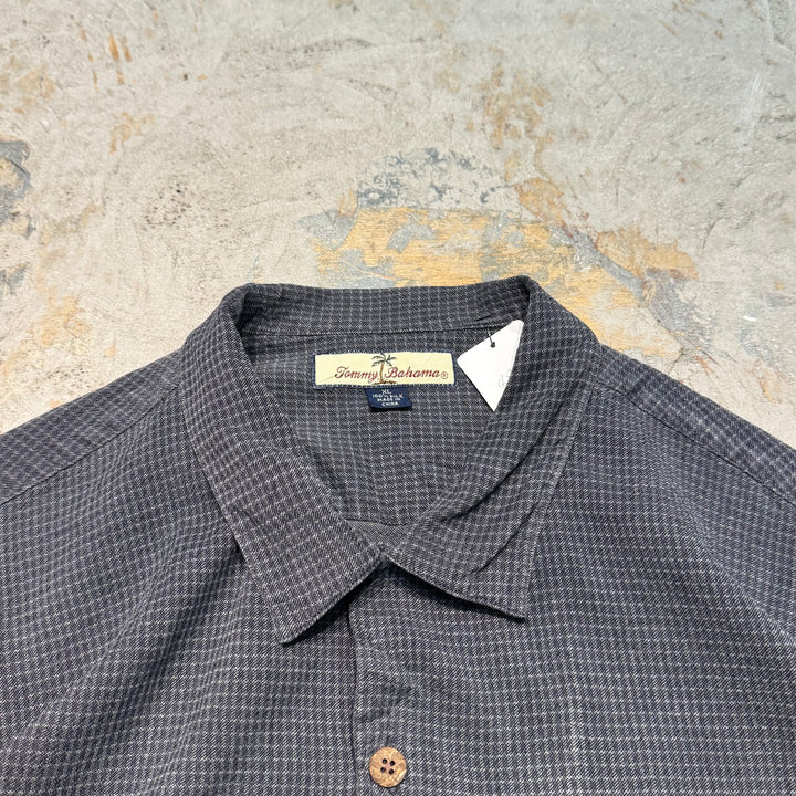 古着 TOMMY BAHAMA/ トミー バハマ/ 半袖シャツ/ チェック柄/ サイズXL