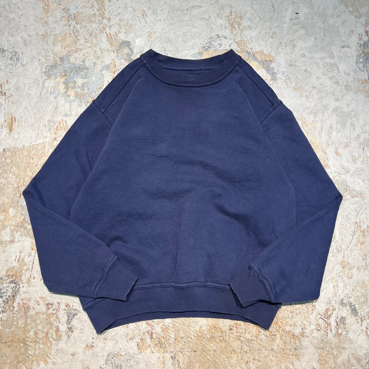 #4042 古着 PLUMA by Russell Athletic/プルーマ ラッセル アスレチック/Crew Neck Blank Sweat Shirt/クルーネックブランクスウェット/サイズM