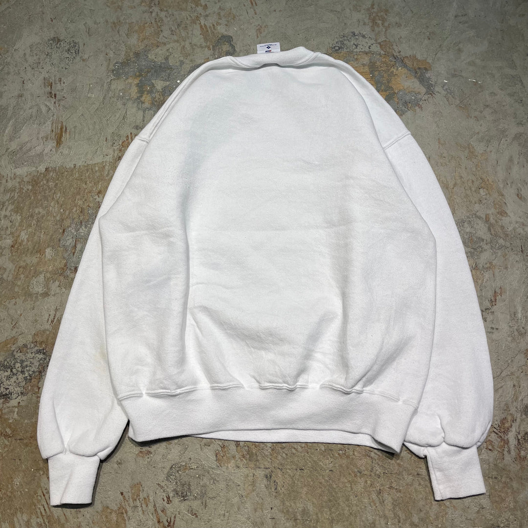 #4080 古着 90's~ JERZEES/ジャージーズ/Crew neck Print Sweat/クルーネックスウェット/Australia Health & Fitness/企業系/MADE IN USA/サイズL