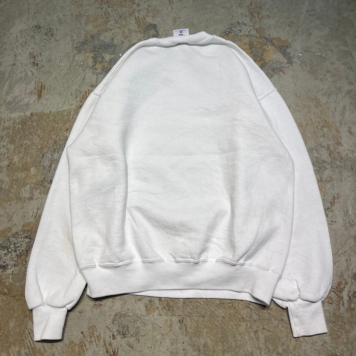 #4080 古着 90's~ JERZEES/ジャージーズ/Crew neck Print Sweat/クルーネックスウェット/Australia Health & Fitness/企業系/MADE IN USA/サイズL