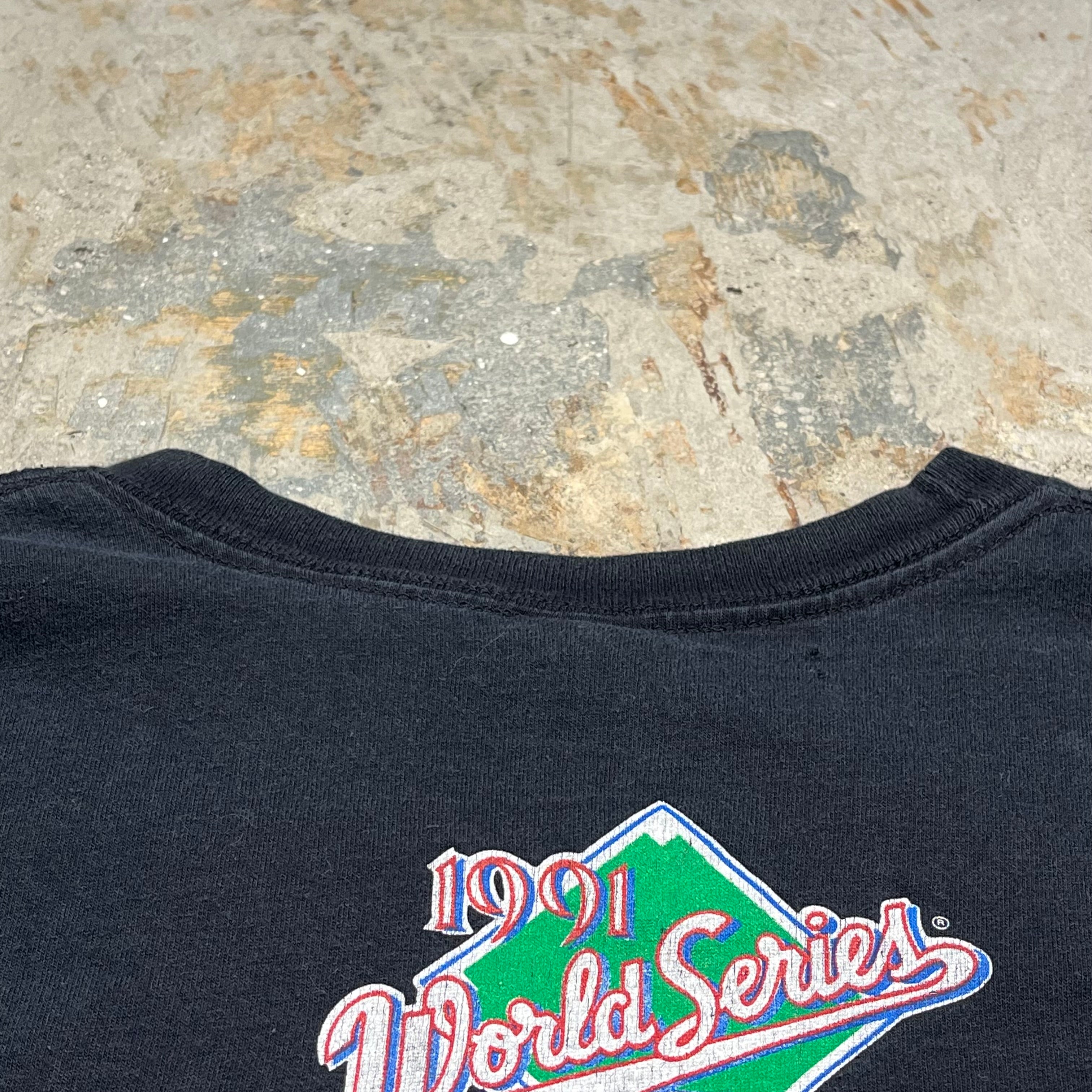 4783 古着 91's MLB ワールドシリーズ アトランタ・ブレーブス VS