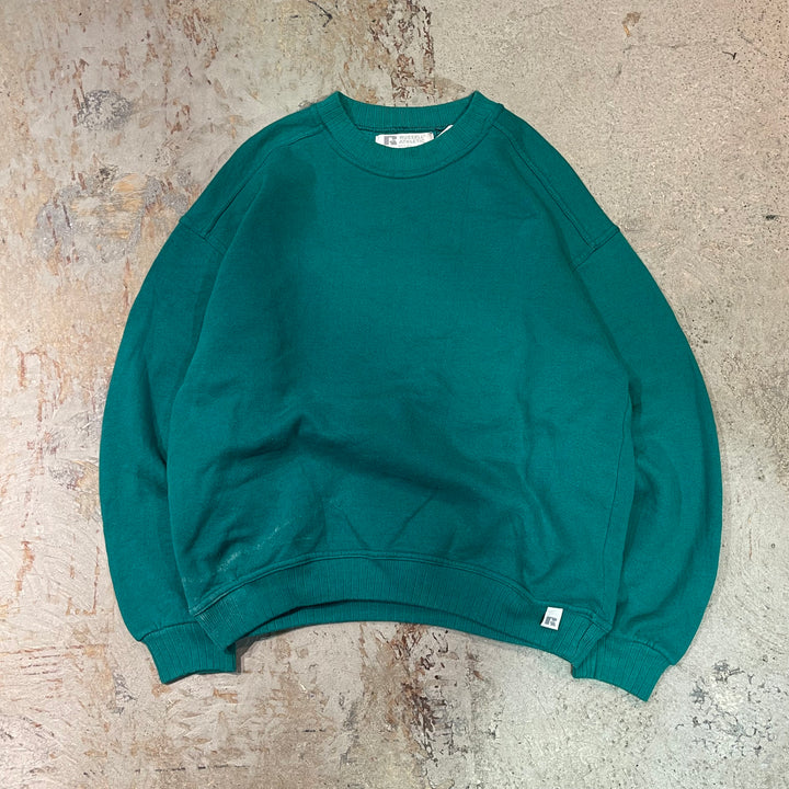 #3529 古着/Russell/ラッセル/Crewneck sweat/クルーネックスウェット/ブランクスウェット/無地/MADE IN U.S.A/サイズM