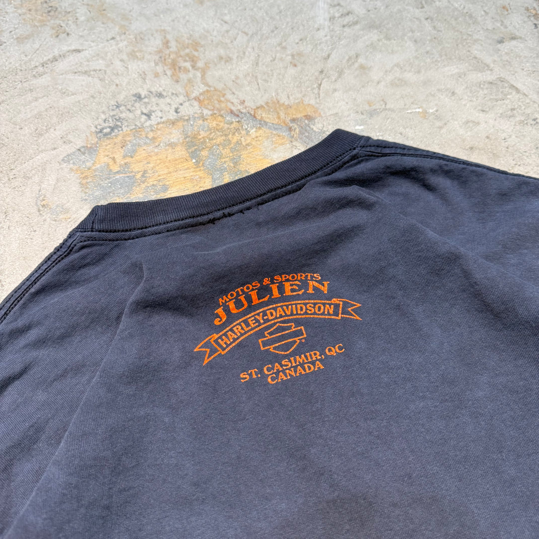 古着 Harley-Davidson/ハーレーダビッドソン/ プリントロングTシャツ/ M相当