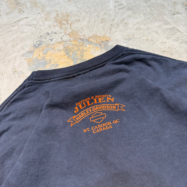 古着 Harley-Davidson/ハーレーダビッドソン/ プリントロングTシャツ/ M相当