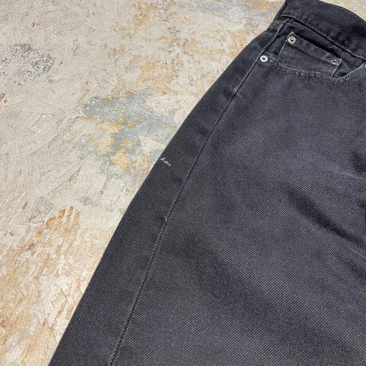 #4767 古着 LEVI’S/リーバイス/505/Black denim pants/ブラックデニムパンツ/サイズ29×32