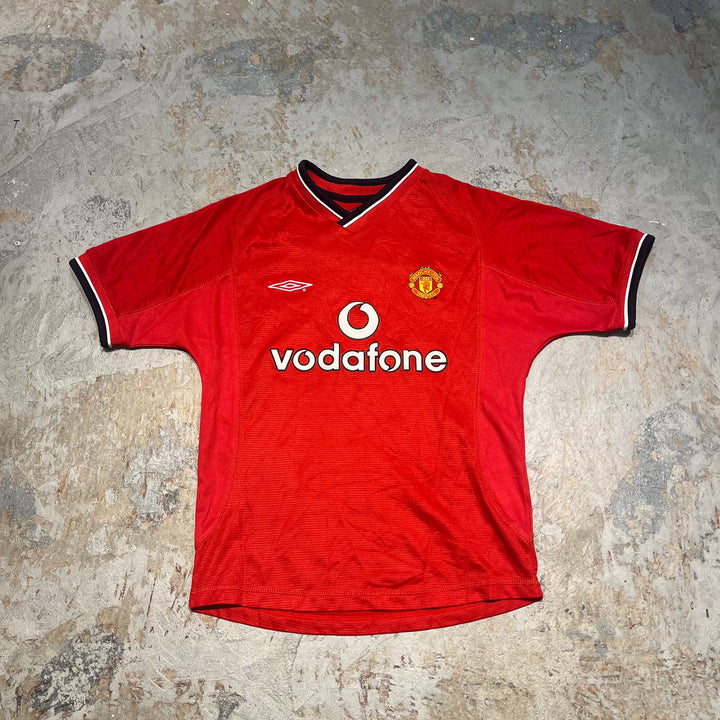 #4241/MANCHESTER UNITED/マンチェスター ユナイテッド/UMBRO/アンブロ/Football／フットボール Tee/オールド・トラッフォード/サイズS相当