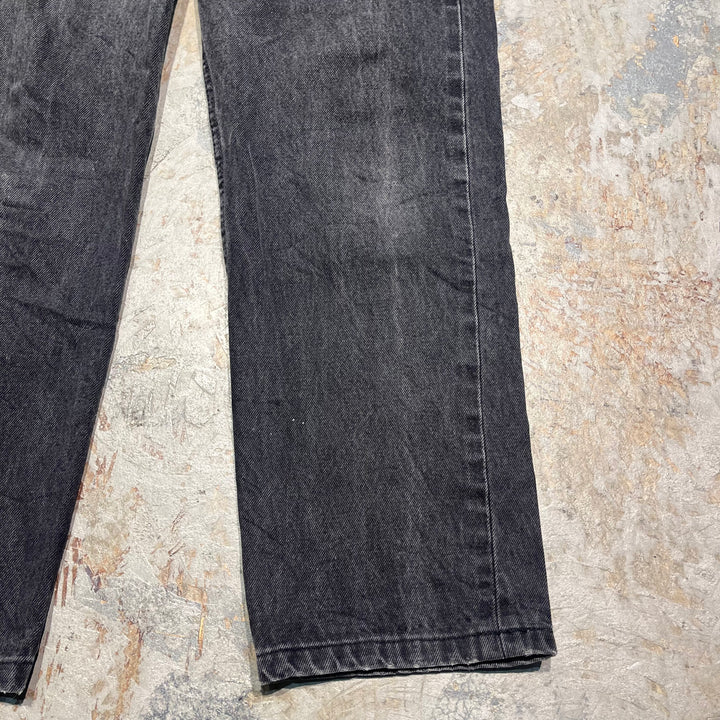 #4195 古着 Levi's/リーバイス/Black Denim Pants/ブラックデニムパンツ/505/MADE IN U.S.A/サイズ34×30