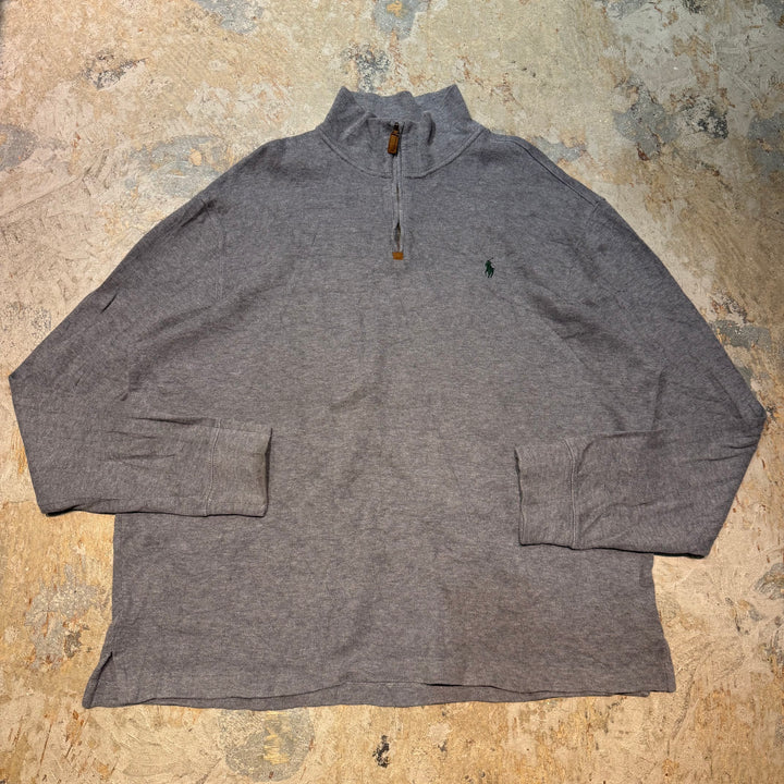 古着 POLO by Ralph Lauren/ ポロ バイ ラルフローレン/ ハーフジップニットセーター/ サイズXL