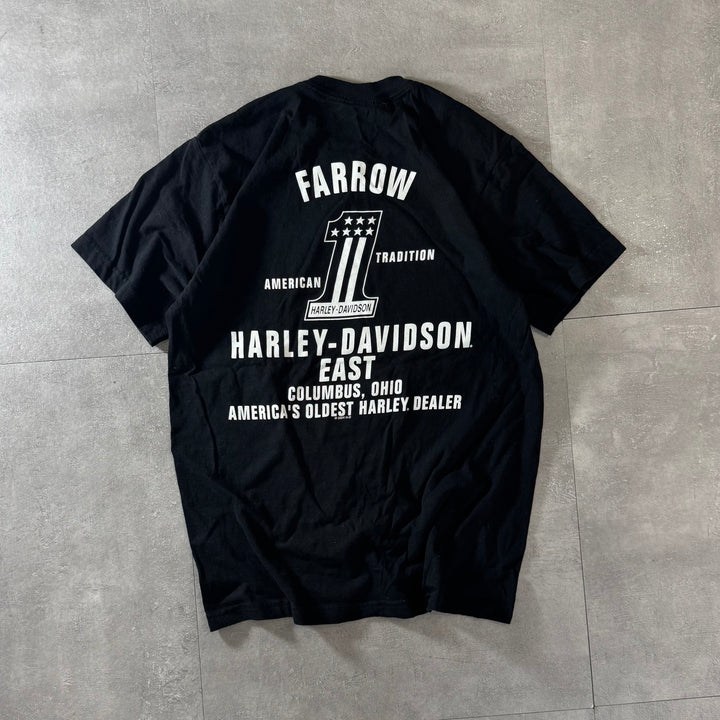 古着 USA製 Harley-Davidson ハーレーダビッドソン プリントTシャツ サイズM