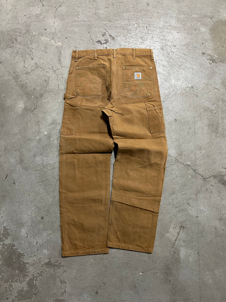 #MA05 古着 98's Carhartt/カーハート/ Duck Painter Pants/ダック地 ペインターパンツ/ワークパンツ/実寸サイズ36/32