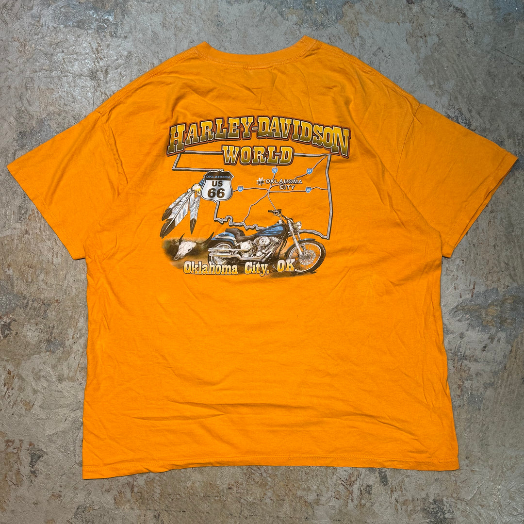 二手衣服Harley-Davidson/哈雷戴维森/印花T恤/尺寸2xl