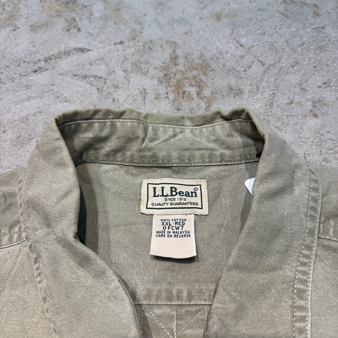 古着 L.L.Bean/ エルエルビーン/ フランネルシャツ/ チェック柄/ リメイク/ サイズXXL