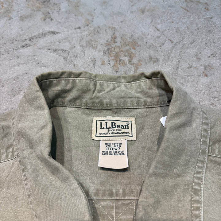古着 L.L.Bean/ エルエルビーン/ フランネルシャツ/ チェック柄/ リメイク/ サイズXXL