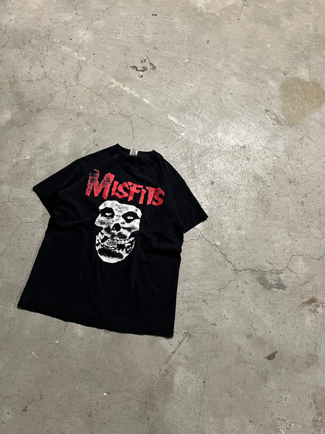 #MA54 古着 フルーツオブザルーム/MISFITS/ミスフィッツ/バンドTシャツ/プリント Tシャツ/サイズL