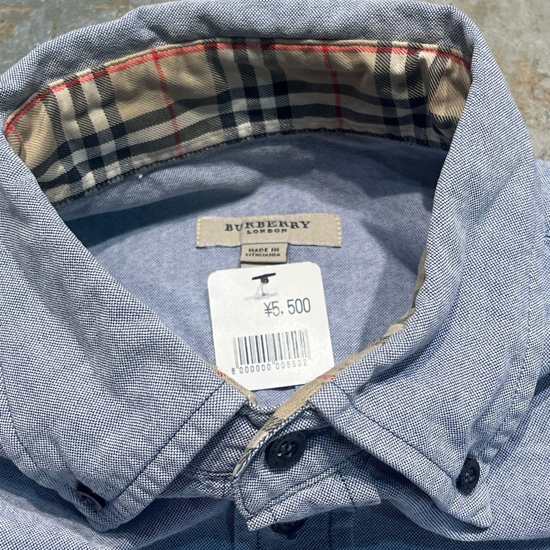 #4379 古着 Burberry/バーバリー/Long Sleeve Button Down Shirt/長袖ボタンダウンシャツ/サイズL