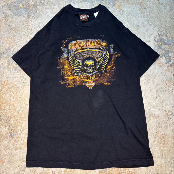 Used clothing Made in USA Harley-Davidson/Harley-Davidson/Printed T-shirt/Size L