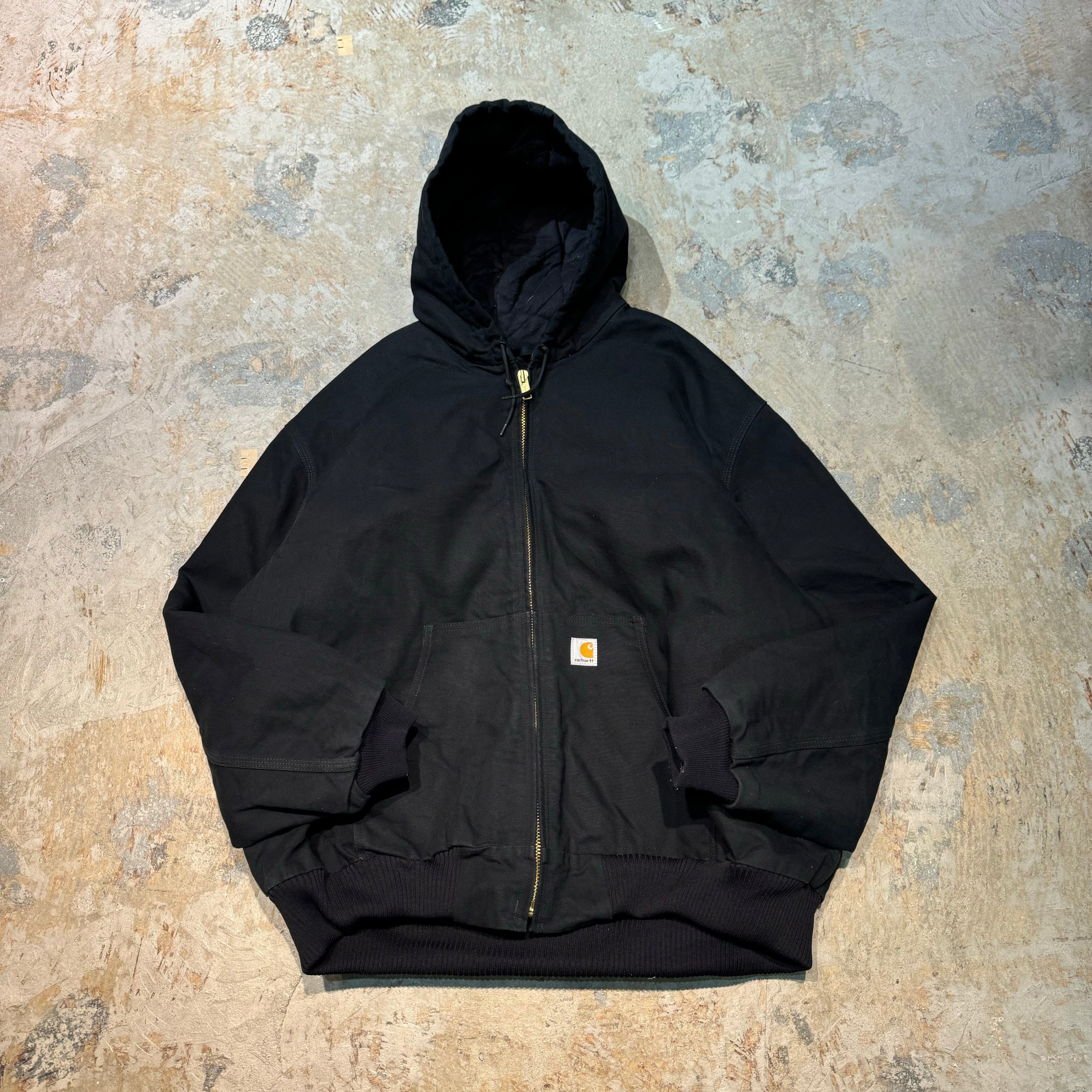 古着 carhartt/ カーハート/ アクティブジャケット/ ダック地/ 中綿/ J140 BLK/サイズ3XL – 古着屋 MUJIN