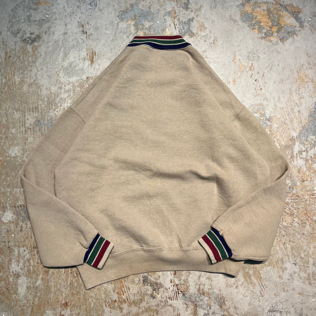 #2021 古着 90's JERZEES/ジャージーズ/Crewneck Sweatshirts/クルーネックスウェット/刺繍ロゴ/MADE IN USA/サイズXL