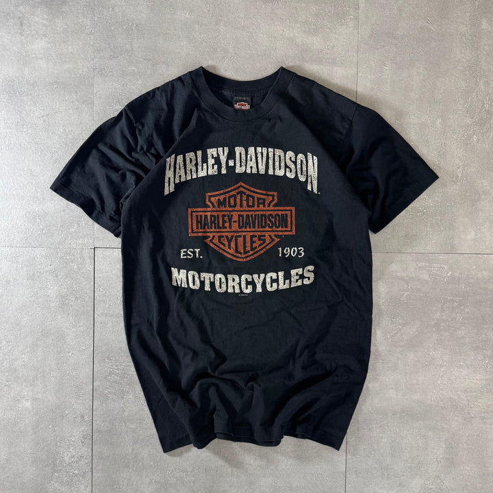 古着 USA製 90's Harley-Davidson ハーレーダビッドソン プリントTシャツ シングルステッチ サイズM