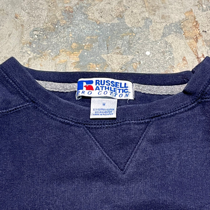 #3552 古着/Russell/ラッセル/Crewneck sweat/クルーネックスウェット/ブランクスウェット/無地/MADE IN U.S.A/サイズM