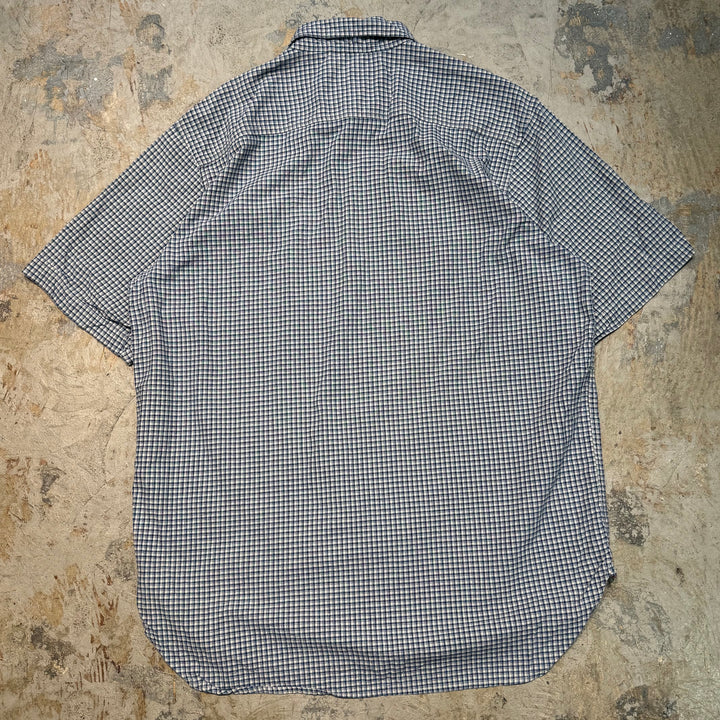 古着 GAP/ ギャップ/ ボタンダウン半袖シャツ/ チェック柄/ サイズM