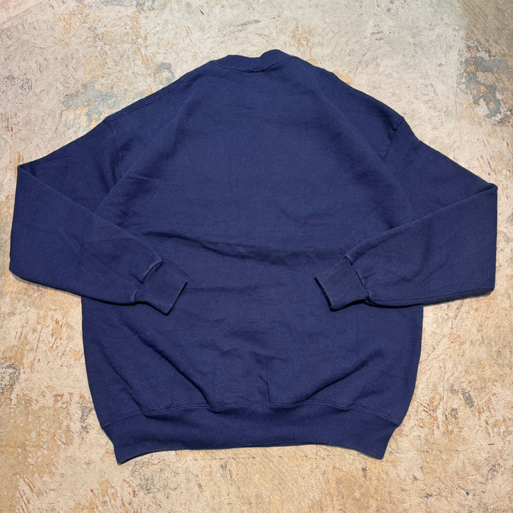 古着 90's USA製 RUSSELLATHLETIC/ ラッセル アスレチック/ クルーネックブランクスウェット/ Vガゼット/ サイズXL