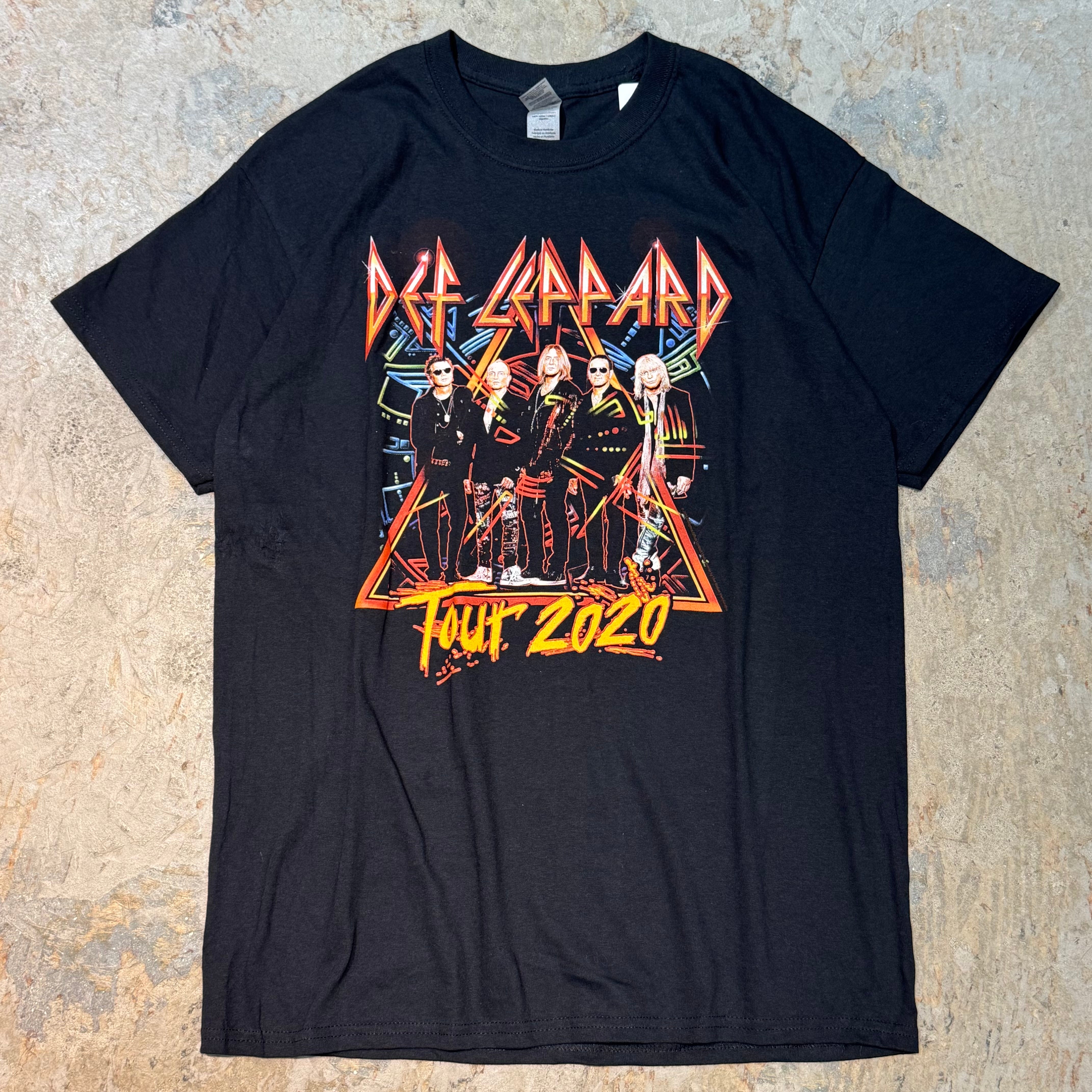 古着 DEF LEPPARD/ デフレパード/ アーティストTシャツ/ サイズL