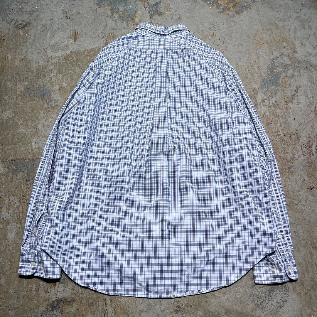 #4406 古着 Ralph Lauren/ラルフローレン/Long Sleeve Button Down Shirt/長袖ボタンダウンシャツ/CLASSIC FIT/クラシックフィット/チェック柄/サイズ XXL