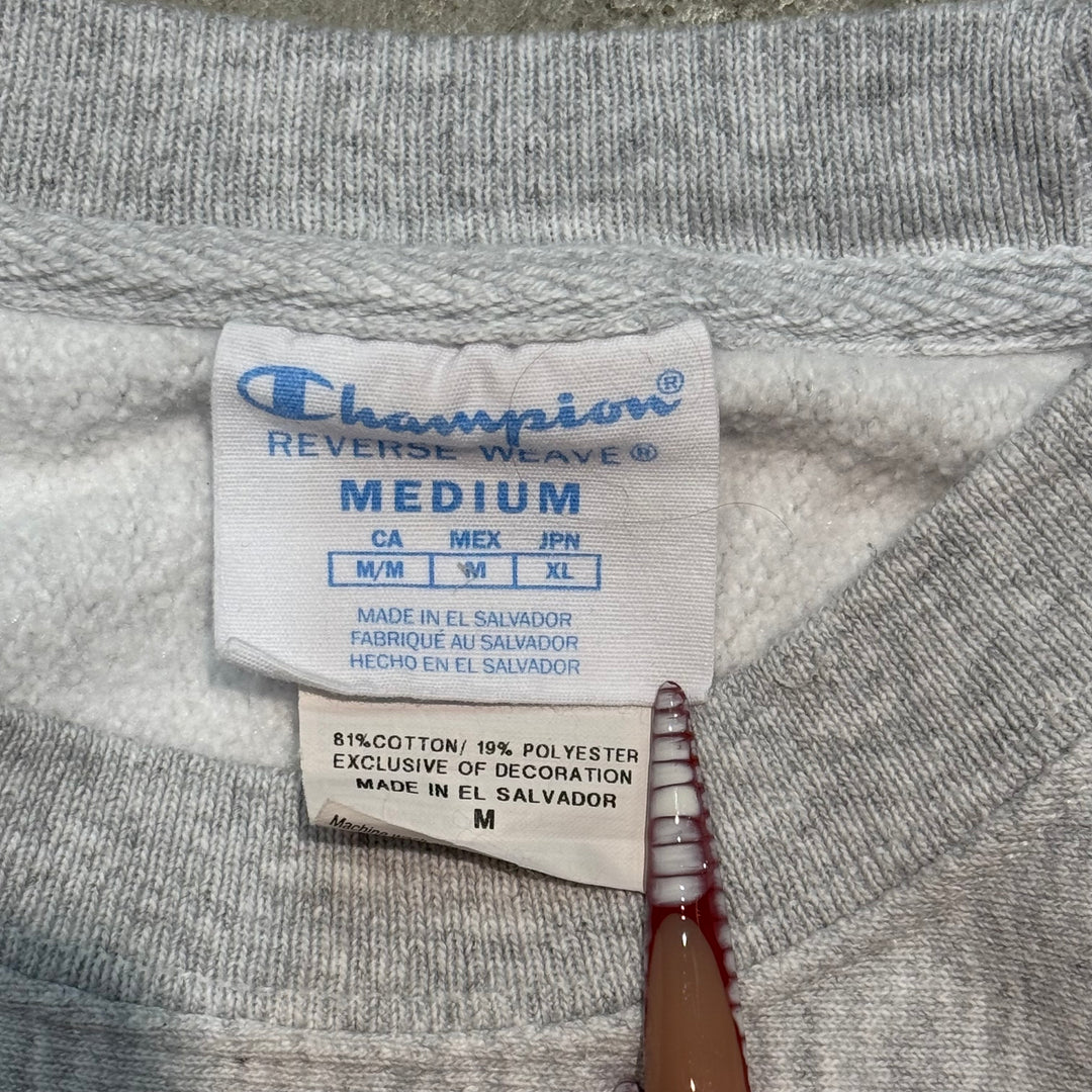 古着 Champion/ チャンピオン/リバースウィーブ/ クルーネックスウェット/ カレッジロゴ/ サイズM