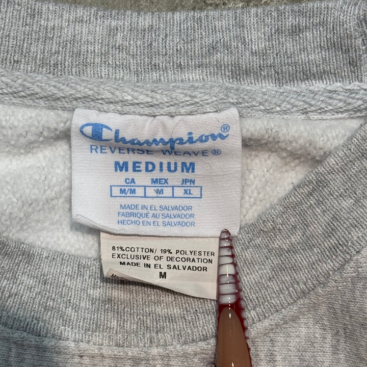 古着 Champion/ チャンピオン/リバースウィーブ/ クルーネックスウェット/ カレッジロゴ/ サイズM