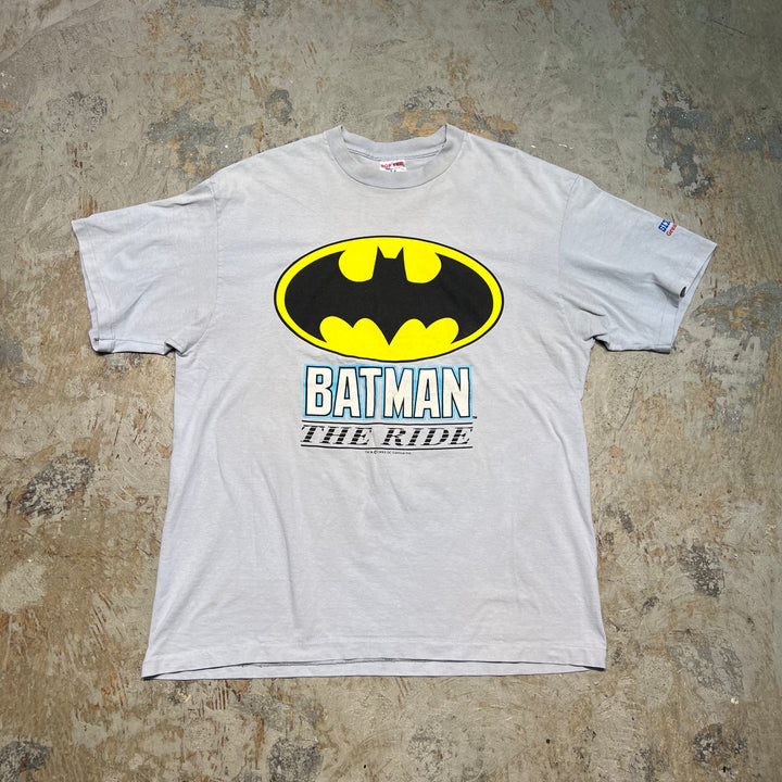 古着 USA製 92's BATMAN/バットマン / THE RIDE / ヴィンテージ シングルステッチ ムービーTシャツ/サイズXXL