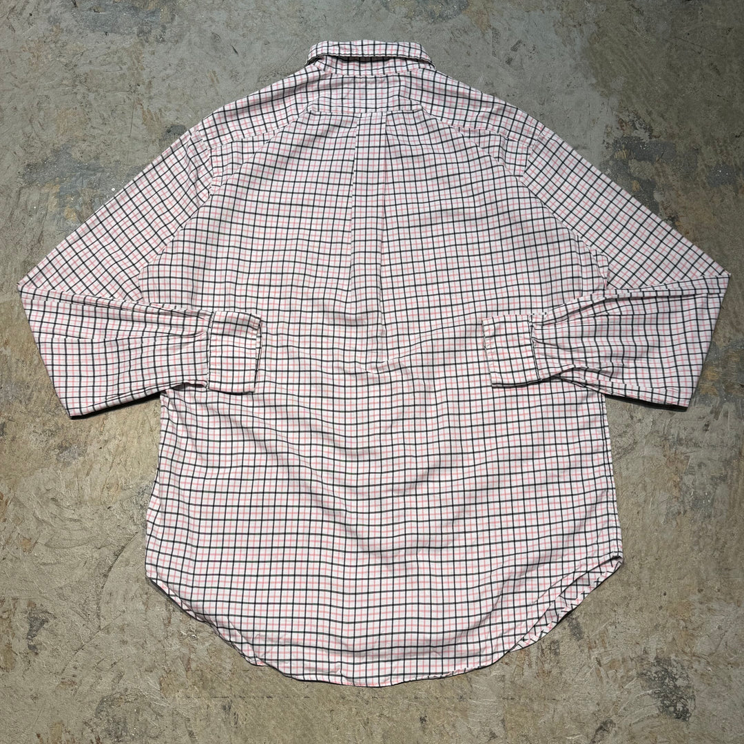 古着 POLO by Ralph Lauren/ ラルフ ローレン/ ボタンダウン長袖シャツ/ チェック柄/ サイズM