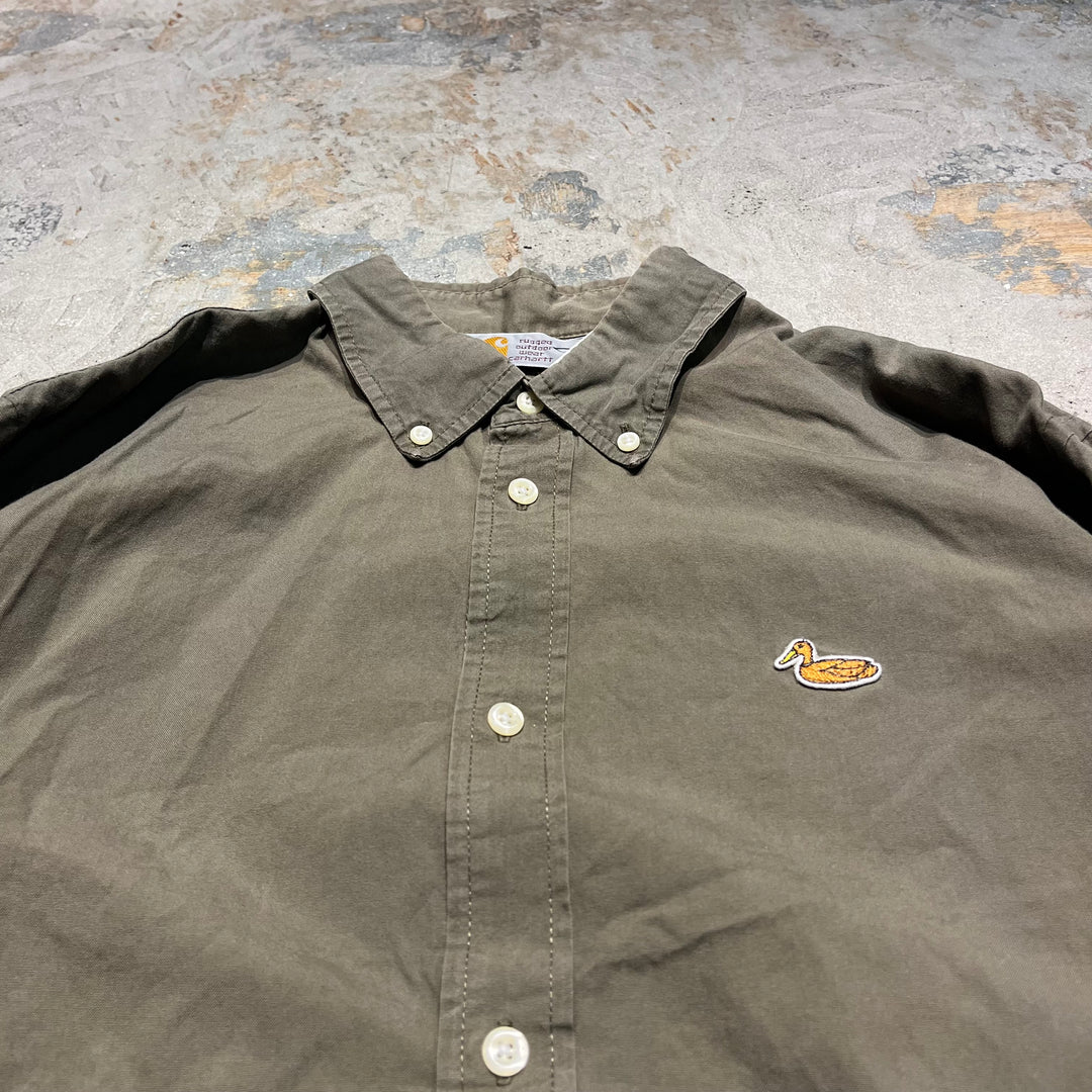 #4309 Carhartt/カーハート L/S Btton Down Shirts/ボタンダウンシャツ /サイズXL