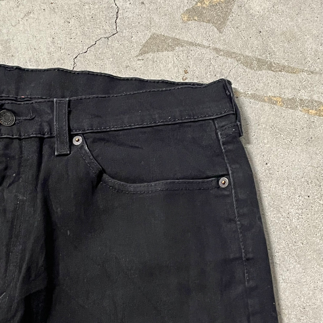 #4206 古着 Levi's/リーバイス/Black Denim Pants/ブラックデニムパンツ/505/サイズ36×34