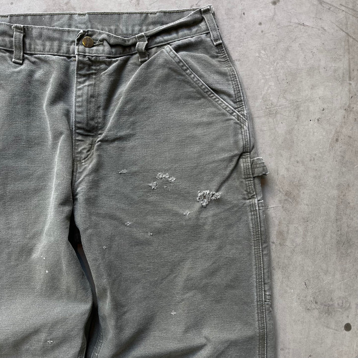 古着 Carhartt/カーハート/ダック地ペインターパンツ/実寸サイズ34×32