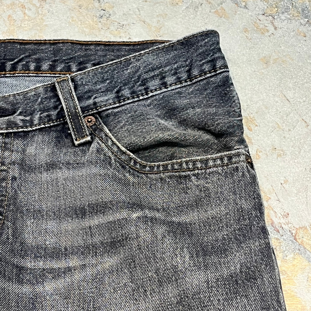 #4439 古着 Levi's/リーバイス/Black Denim Pants/ブラックデニムパンツ/518/MADE IN Rumania/サイズ33×32