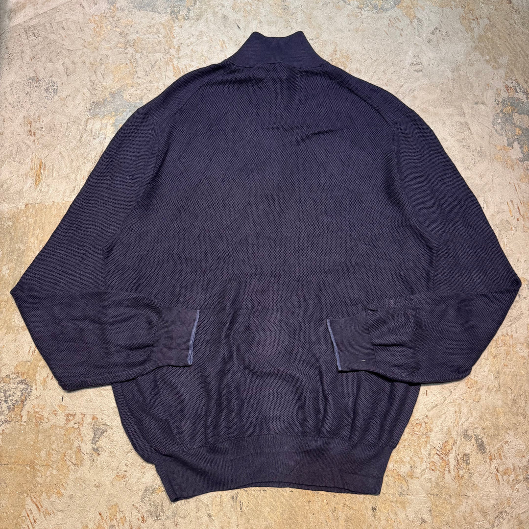 古着 POLO by Ralph Lauren/ ポロ バイ ラルフローレン/ ハーフジップニットセーター/ サイズXL