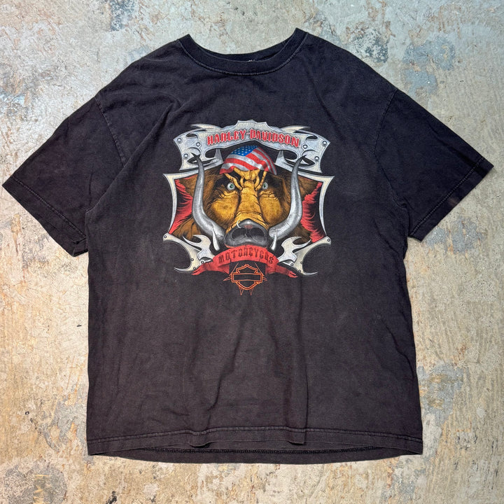 Used clothing Made in USA Harley-Davidson/Harley-Davidson/Printed T-shirt/Size XL