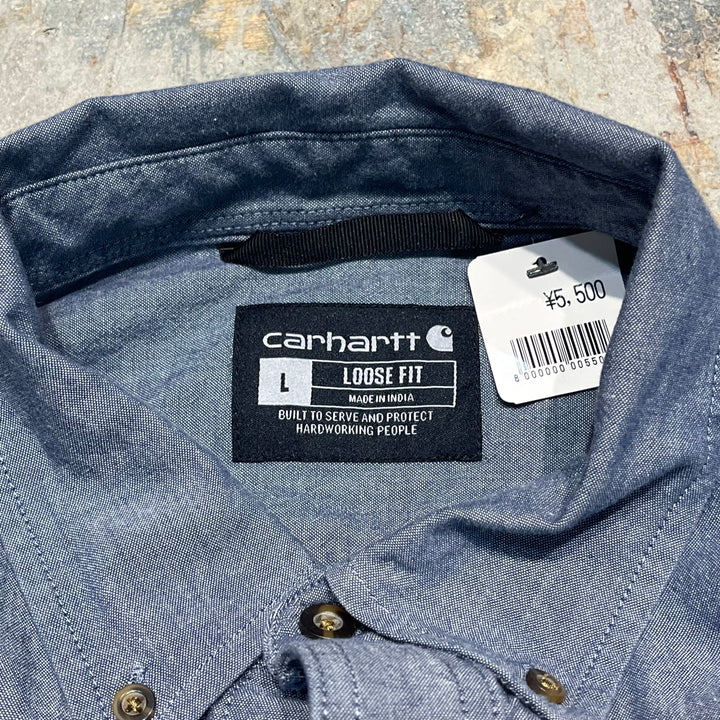 #4310 Carhartt/カーハート L/S Button Down Work Shirts/ボタンダウンワークシャツ/LOOSE FIT/サイズL