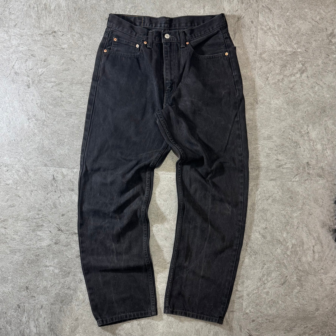古着 Levi's/ リーバイス/ ブラックデニムパンツ/ 550/ 実寸サイズ30×30