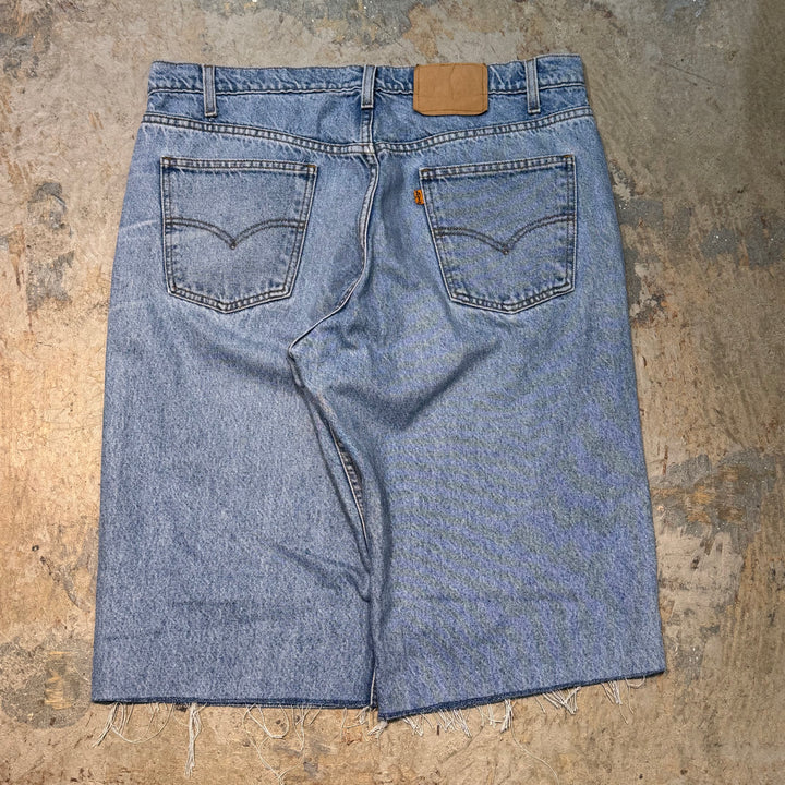 古着 Levi's 550 Customize Jorts/ リーバイス カスタマイズ ジョーツ/ Denim Pants/ デニムパンツ/ 実寸サイズ37
