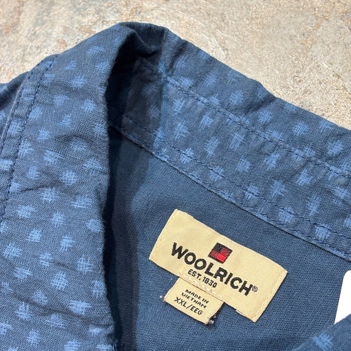 旧衣服Woolrich/羊毛rich/短袖衬衫/总花样/尺寸XXL
