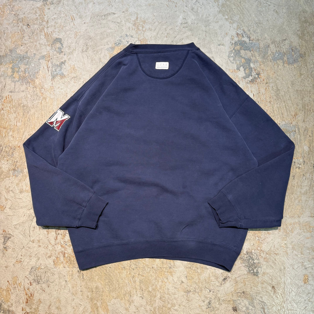 古着 GEAR FOR SPORTS/ ギア フォー スポーツ/ カレッジロゴ/ ミラーズヴィル/ クルーネックスウェット/ サイズXL