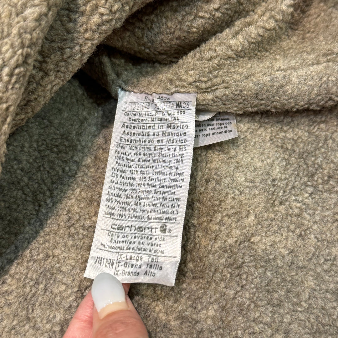 중고 의류 Carhartt/ Carhartt/ Sierra Jacket/ Duck Fabric/ Boa 라이닝/ 크기 XL